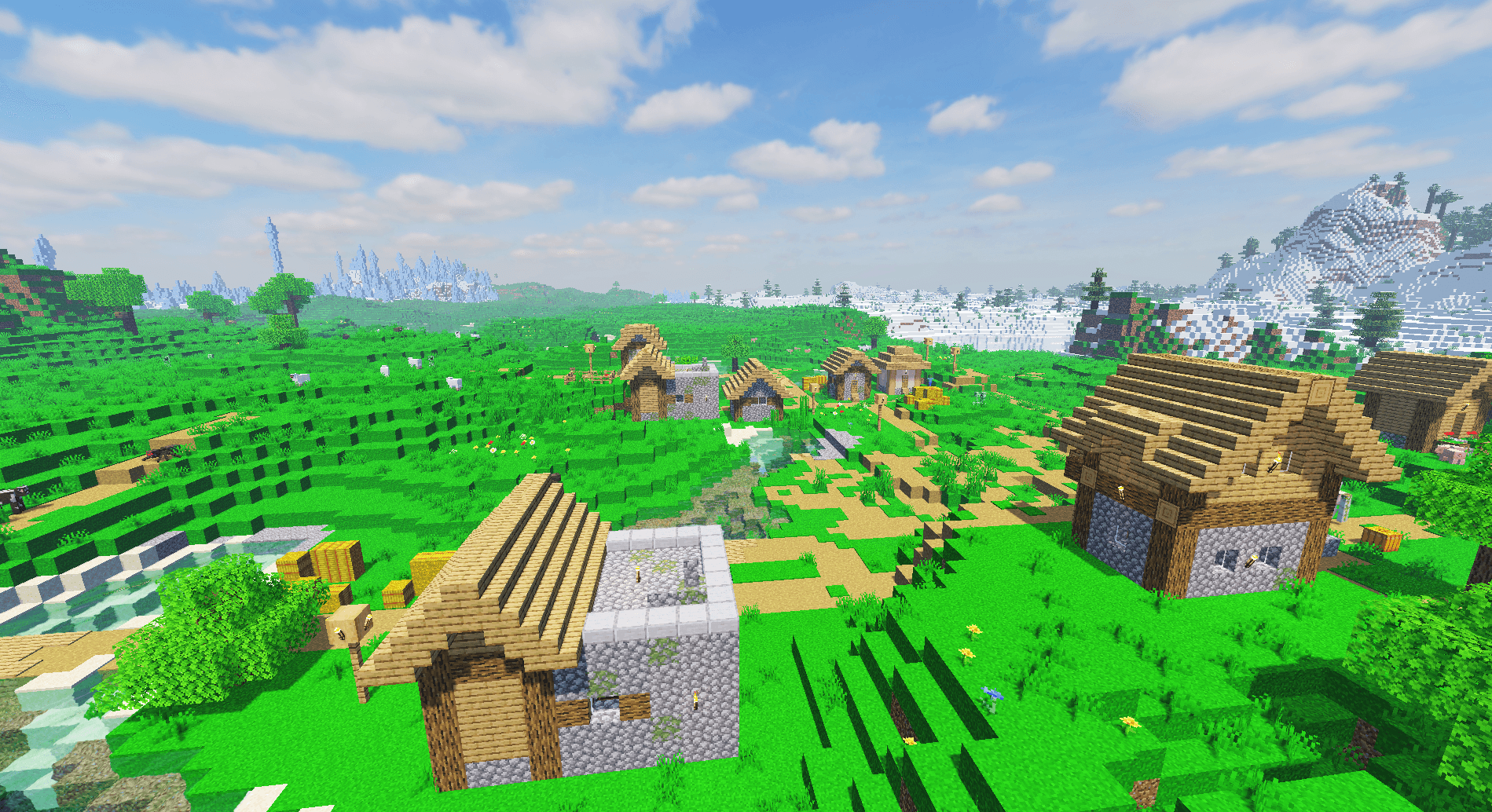Minecraft Large Plains Biome Seed
