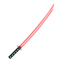Badlion Product: Red Cyberpunk Samurai Sword