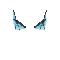 Badlion Product: Blue Cyberpunk Dragon Wings