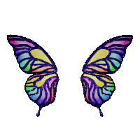 Badlion Product: Rainbow Butterfly Wings