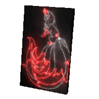 Badlion Product: Red Neon Kitsune Cloak