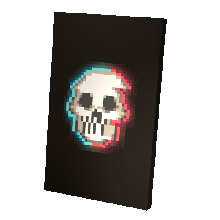 Badlion Product: Glitch Skull Cloak