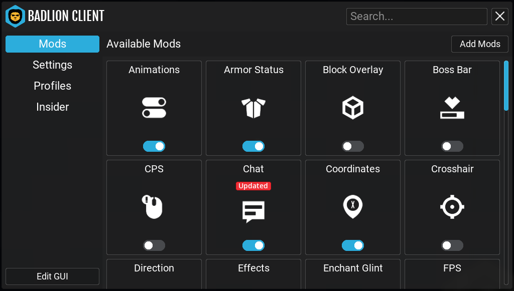 BLCL mod menu BLCL mod menu